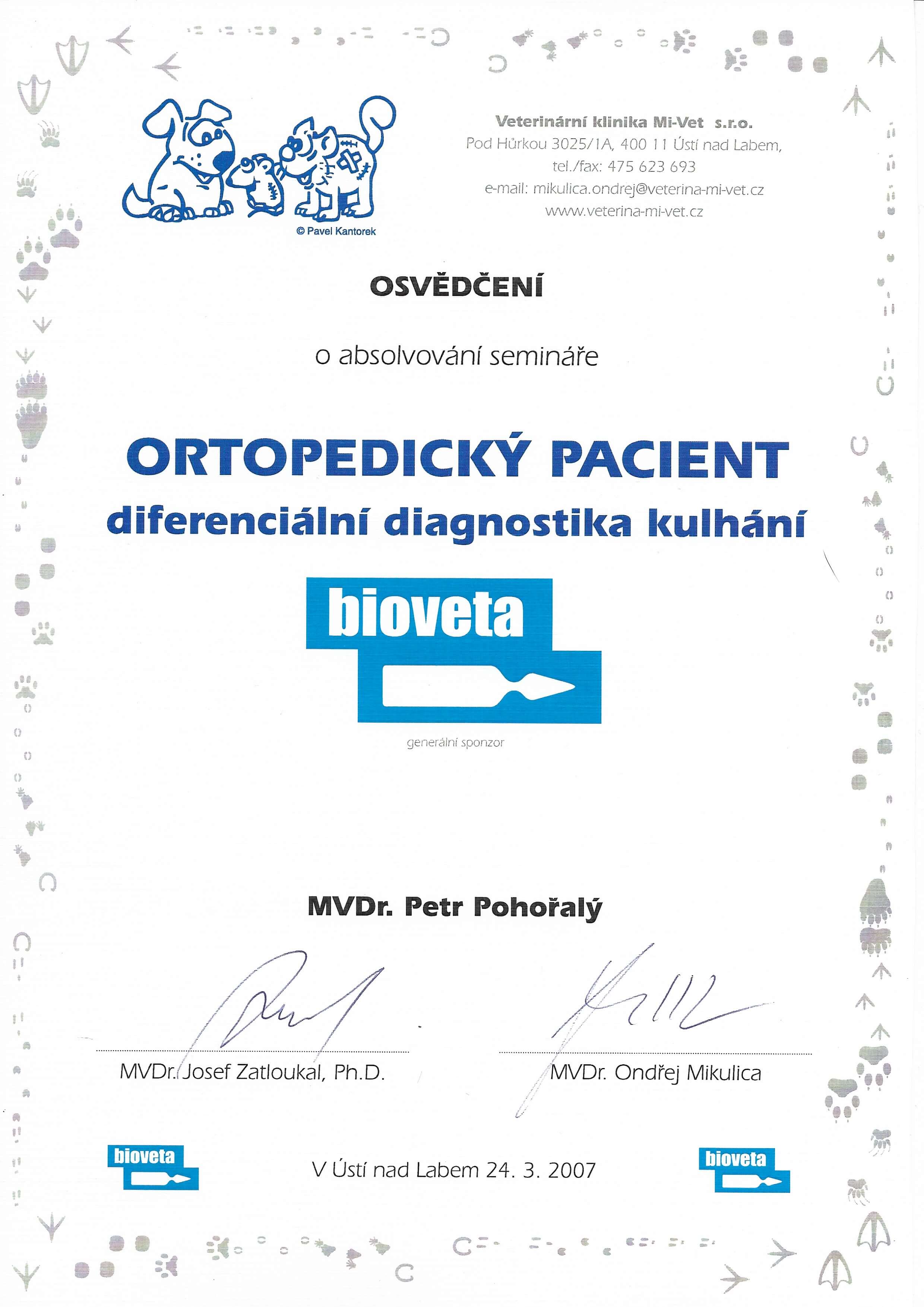 Certifikát